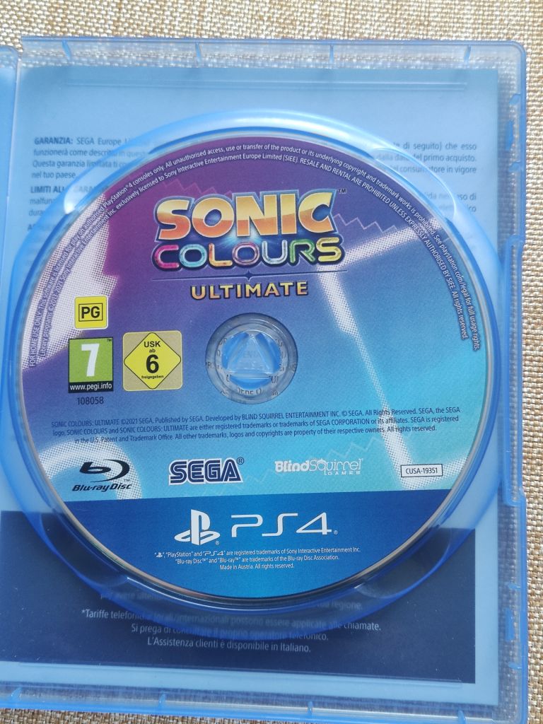 Ігровий диск PS4 Sonic colors ultimate - фото фото фото 3