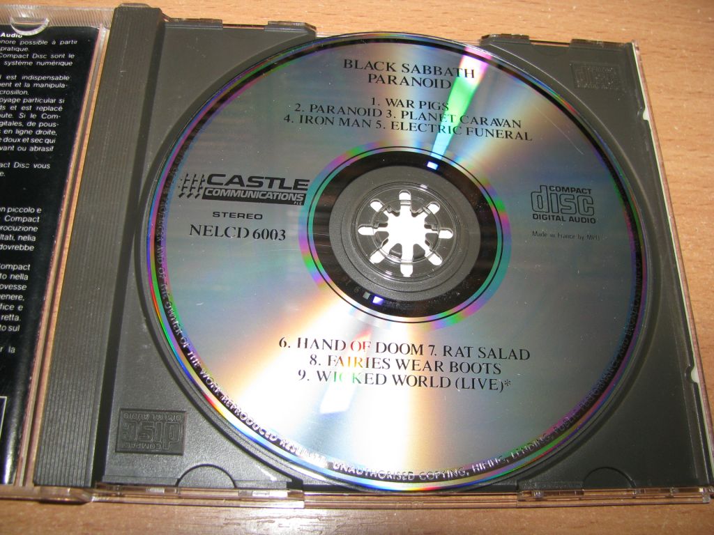 BLACK SABBATH - Paranoid      (1986 Castle 1st press) - фото фото фото 2