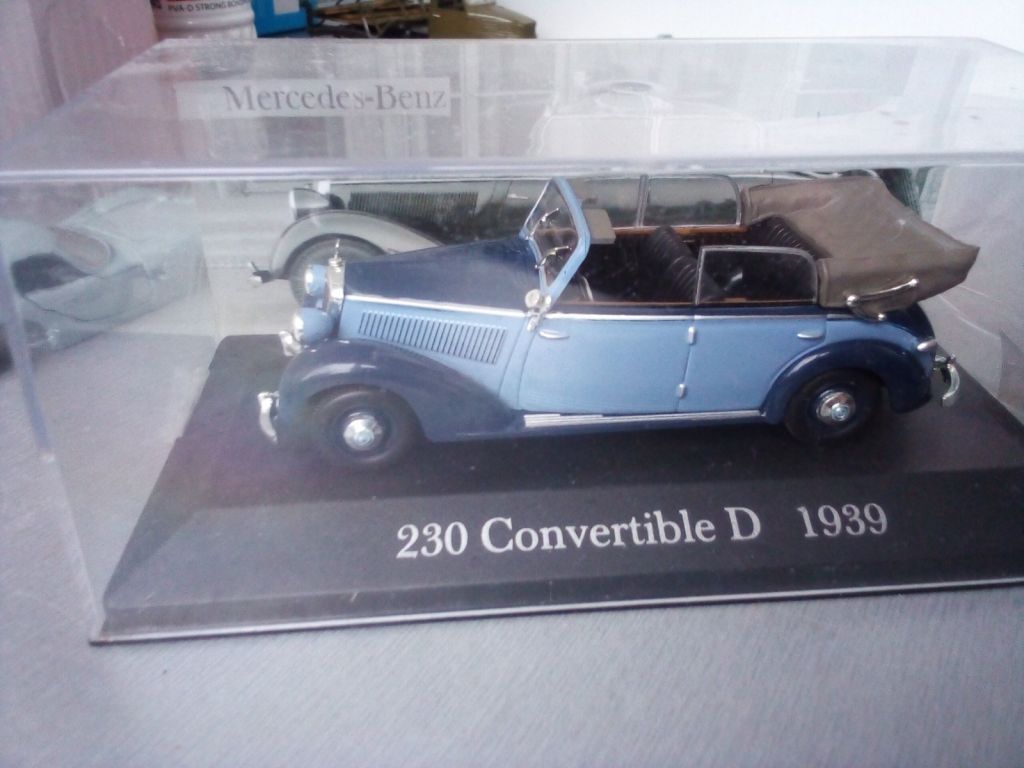 1/43 Mercedes-Benz 230 Convertible D 1939 by Mercedes Collection - фото фото фото 0