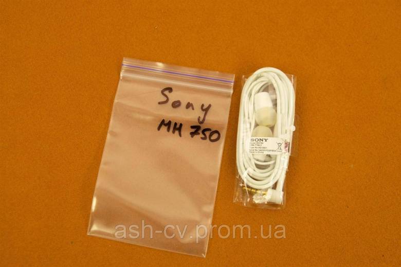Навушники, оригінал, нові, Sony, MH750, White - фото фото фото 7