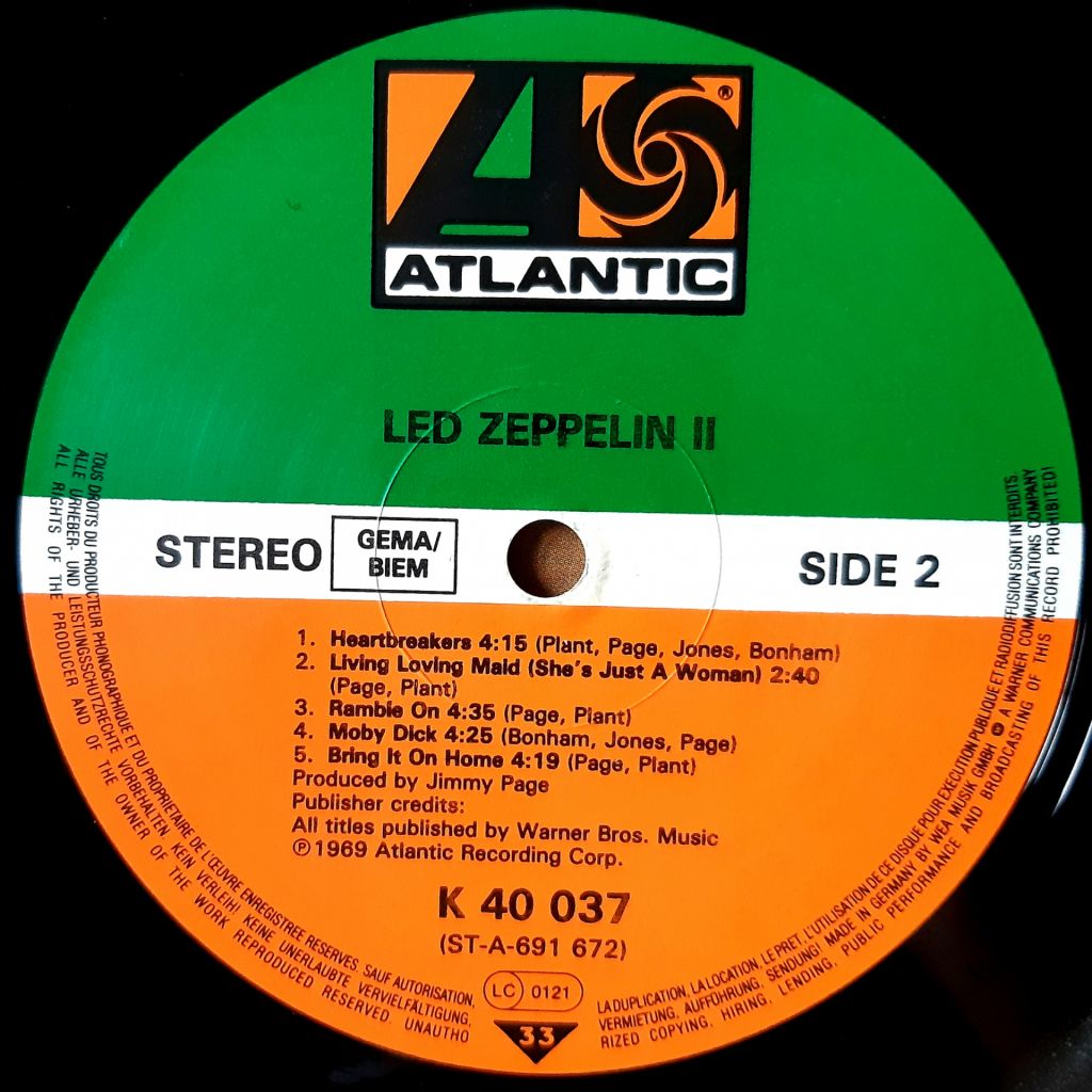 Led Zeppelin - II - 1969.  (LP). 12. Vinyl. Пластинка. Germany - фото фото фото 4
