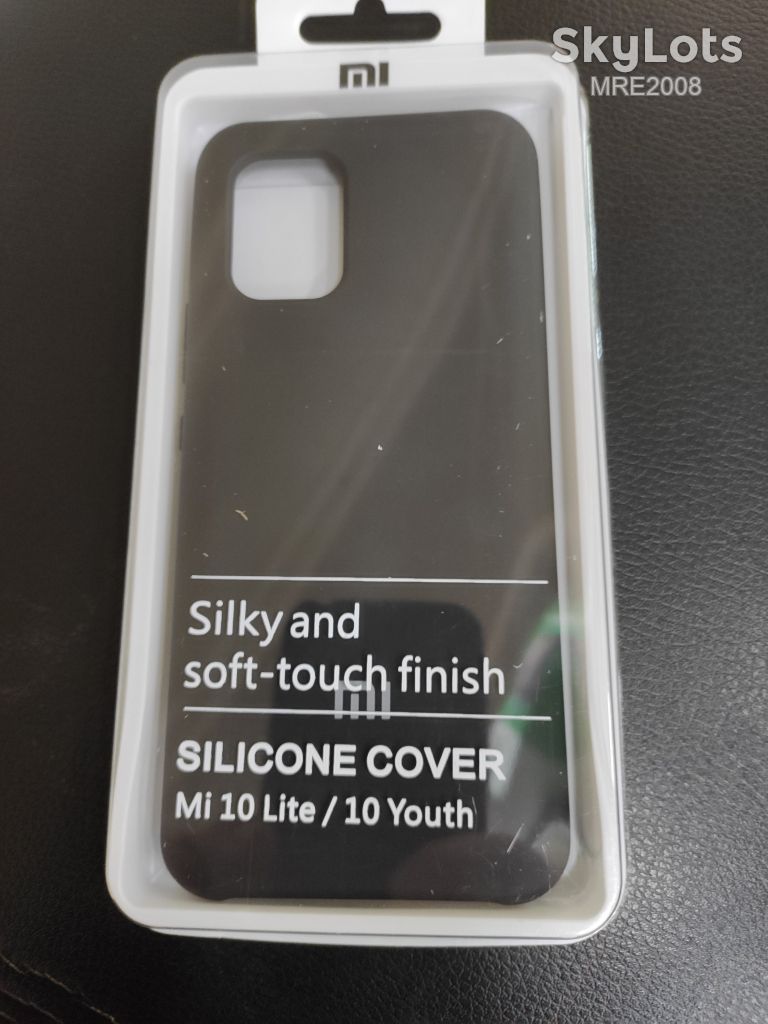 Чехол Silicone Cover для Xiaomi Mi 10 Lite black - фото фото фото 0
