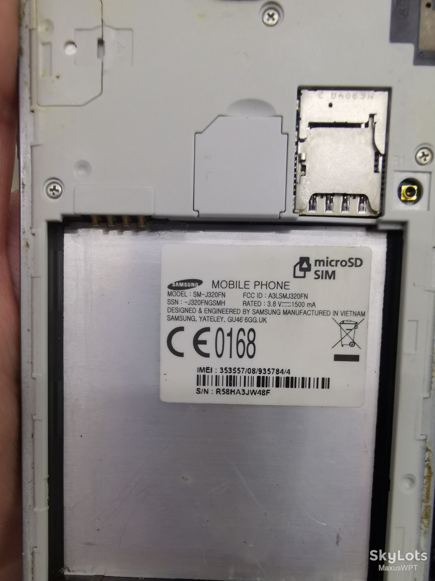 #418 Sklad samsung j3 j320 FN black - фото фото фото 2