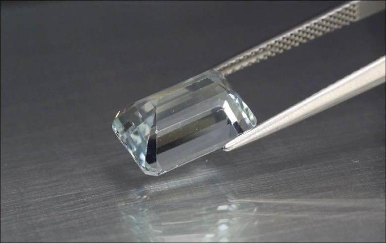 Аквамарин октагон 4.64ct  11.7 x 8mm - фото фото фото 2