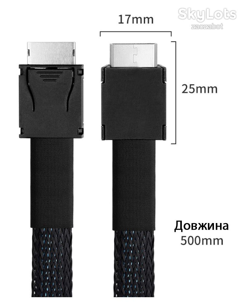 OCuLink SFF-8611 4i 50 см кабель для eGPU - фото фото фото 2