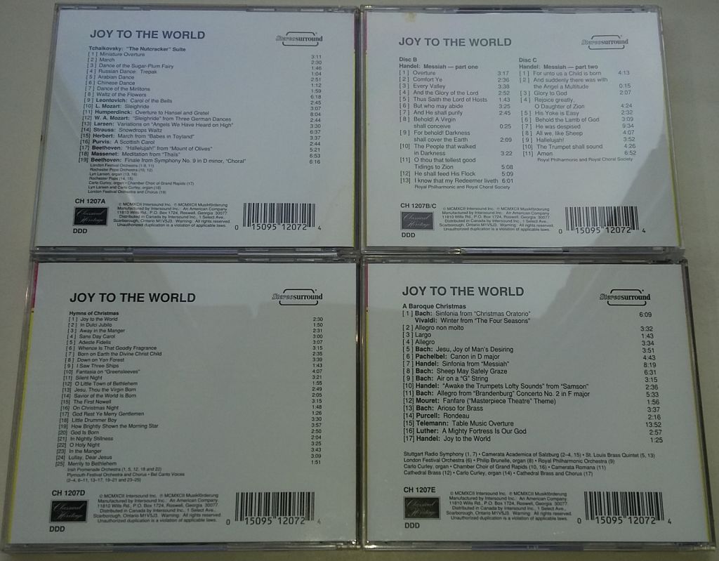 VARIOUS  (Леонтович) Joy To The World 5CD-BOX US - фото фото фото 4