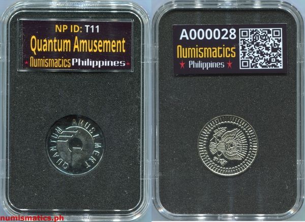 Жетон для нумизматов "Quantum Amusement Token" Филиппины - фото фото фото 2