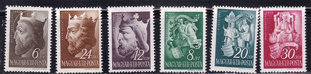 Венгрия  1942 г  MNH -  личности - - фото фото фото 0