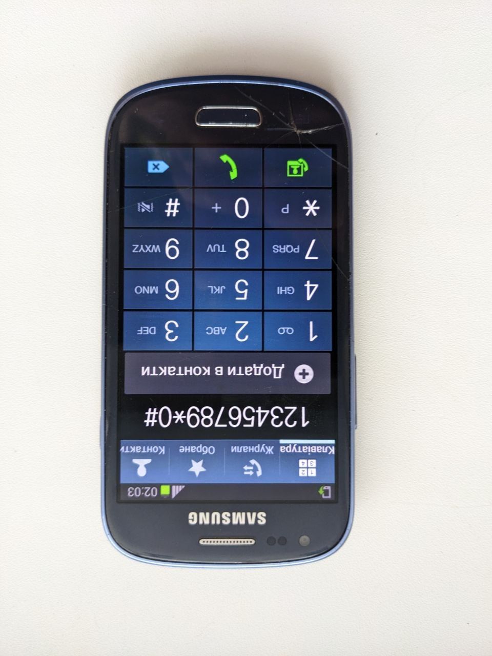 Смартфон Samsung Galaxy S III mini  (GT-I8190) blue бу - фото фото фото 3