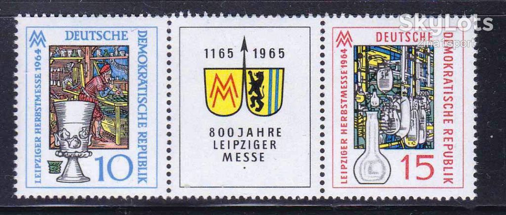 ГДР 1965 г MNH - сцепка - фото фото фото 0
