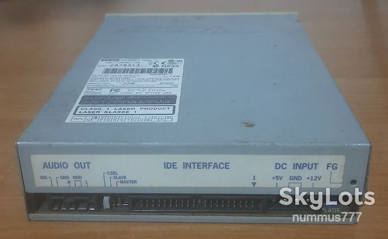 Привід CD-ROM TEAC CD-540E IDE Невідомий стан (читати опис) + подарунок - фото фото фото 1