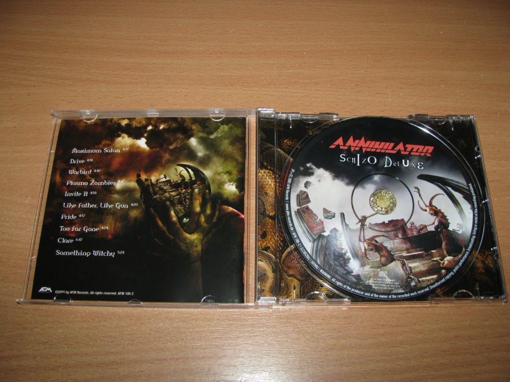 ANNIHILATOR - Schizo Deluxe  (2005 AFM Records 1st press) - фото фото фото 1