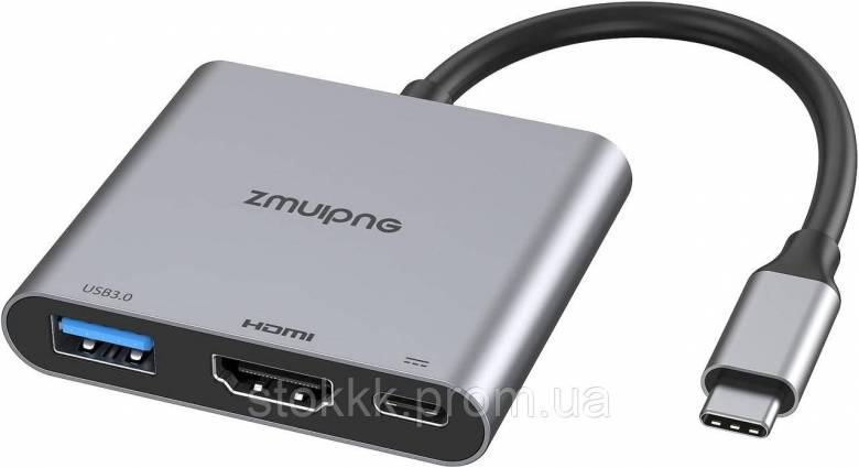 Адаптер USB C-HDMI USB PD 60Вт Уценка - фото фото фото 4