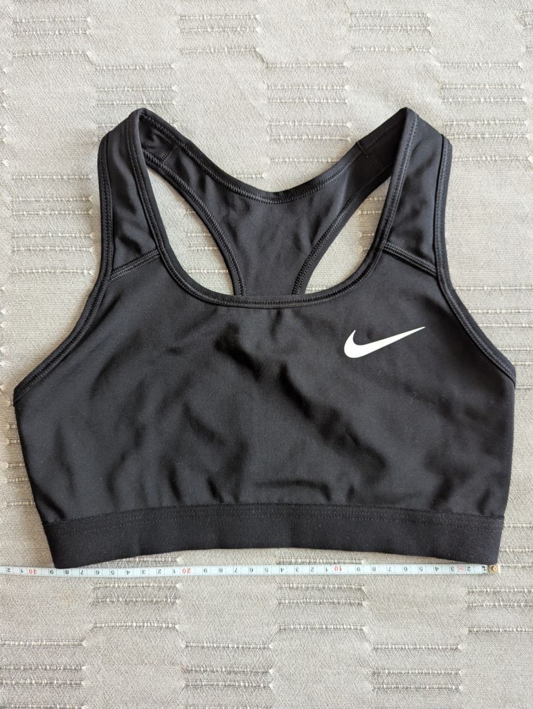 Компрессионный топ женский Nike Dri-FIT Swoosh black/white. S - фото фото фото 8