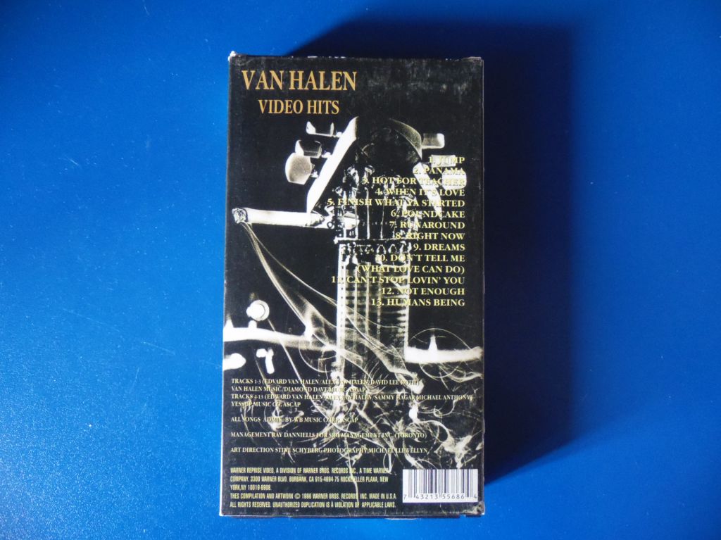 Видеокассета VHS Van Halen "Video Hits" - фото фото фото 1