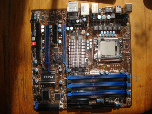 MSI x58M MS-7593 сокет 1366, Xeon X5650, 12GB DDR3 - фото фото фото 1