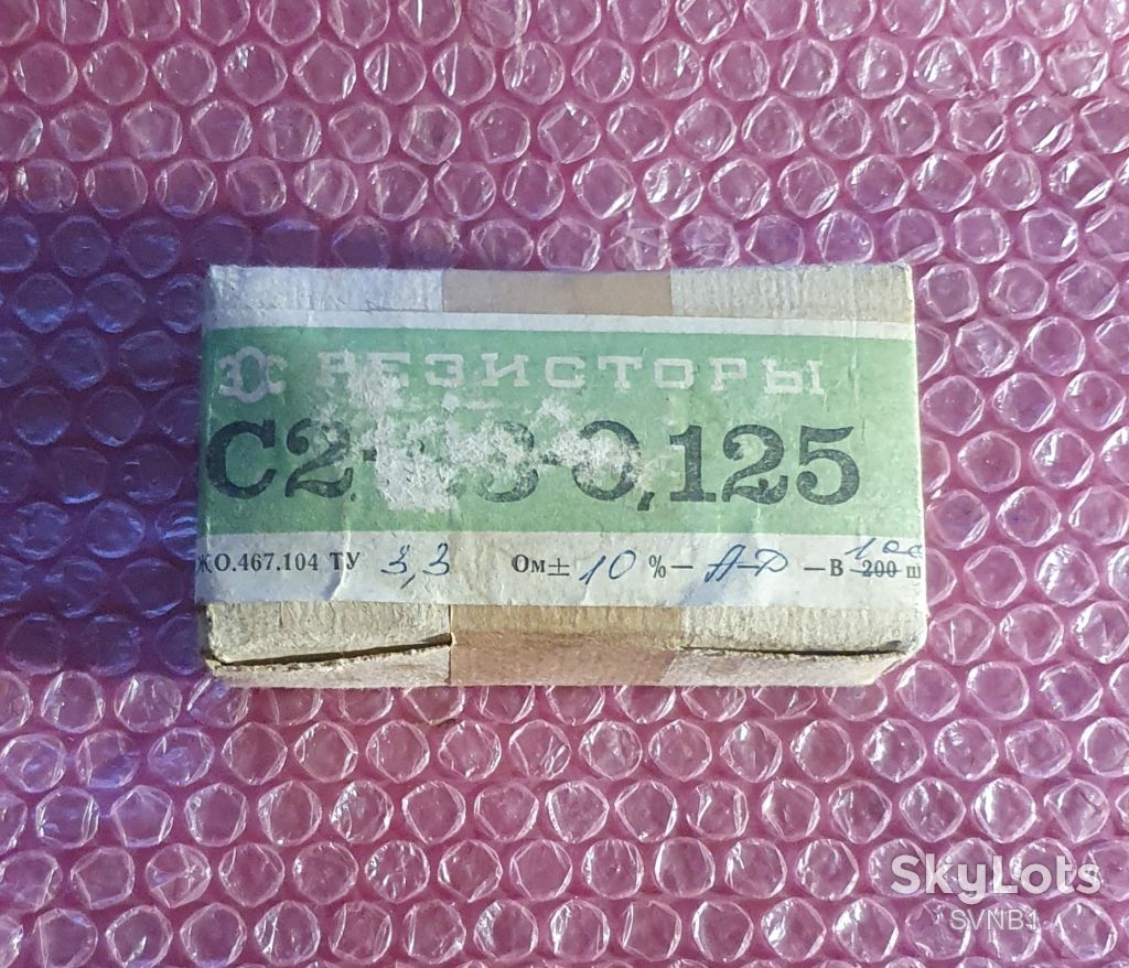 3,3 Ом  0,125Вт.  1000шт - фото фото фото 0