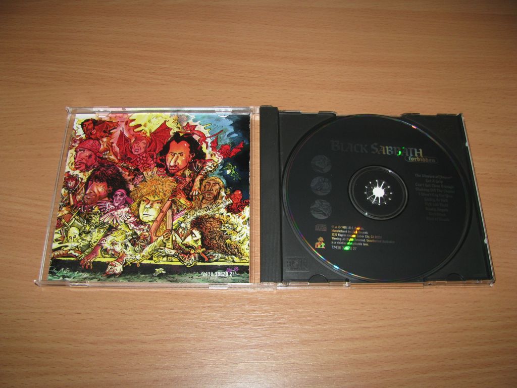 BLACK SABBATH - Forbidden    (1995 I.R.S., 1st press,USA) - фото фото фото 1