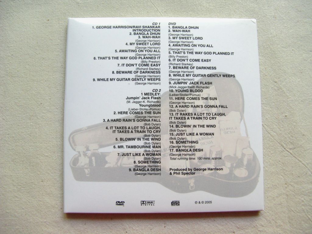 CDLP Beatles Family. George Harrison. Concert for Bangla Desh. 2CD+DVD. 1971/2005. - фото фото фото 9
