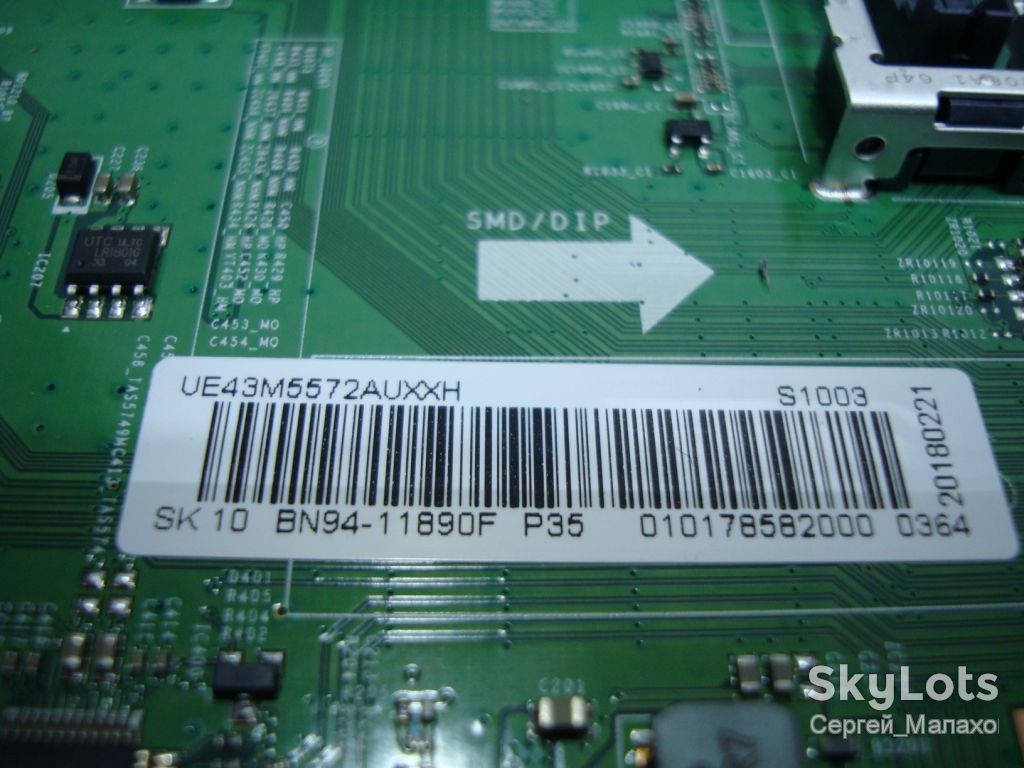 Запчасти к телевизору Samsung UE43M5572AU  (BN44-00871C L40E1R_KDY, t430hvn01.6 43T01-C04, BN96-40209B, BN96-3) - фото фото фото 8