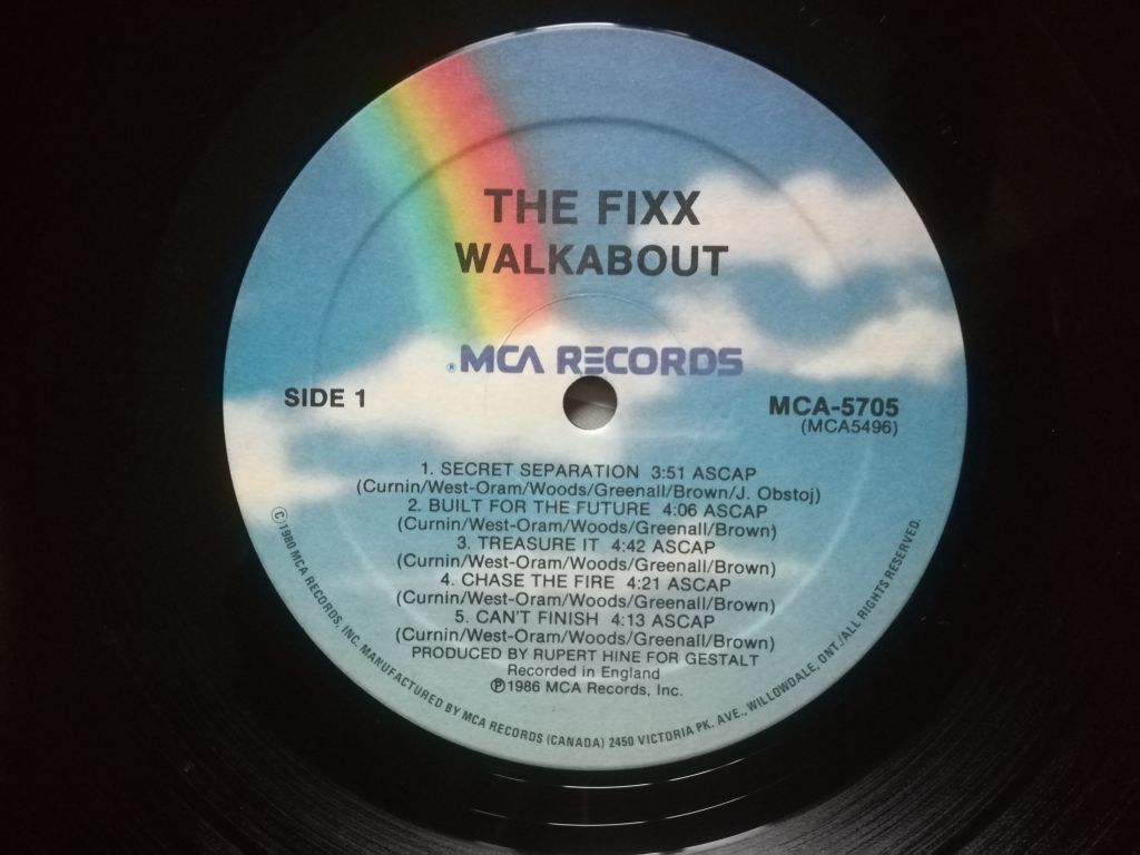 The Fixx-Walkabout-NM-Канада - фото фото фото 5