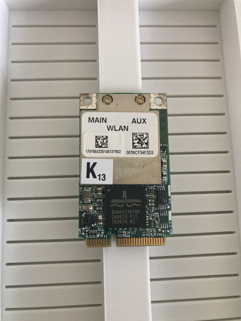Wi-fi модуль Broadcom BCM94312MCG BRCM1028 802.11 b,g, 54Mbps - фото фото фото 0