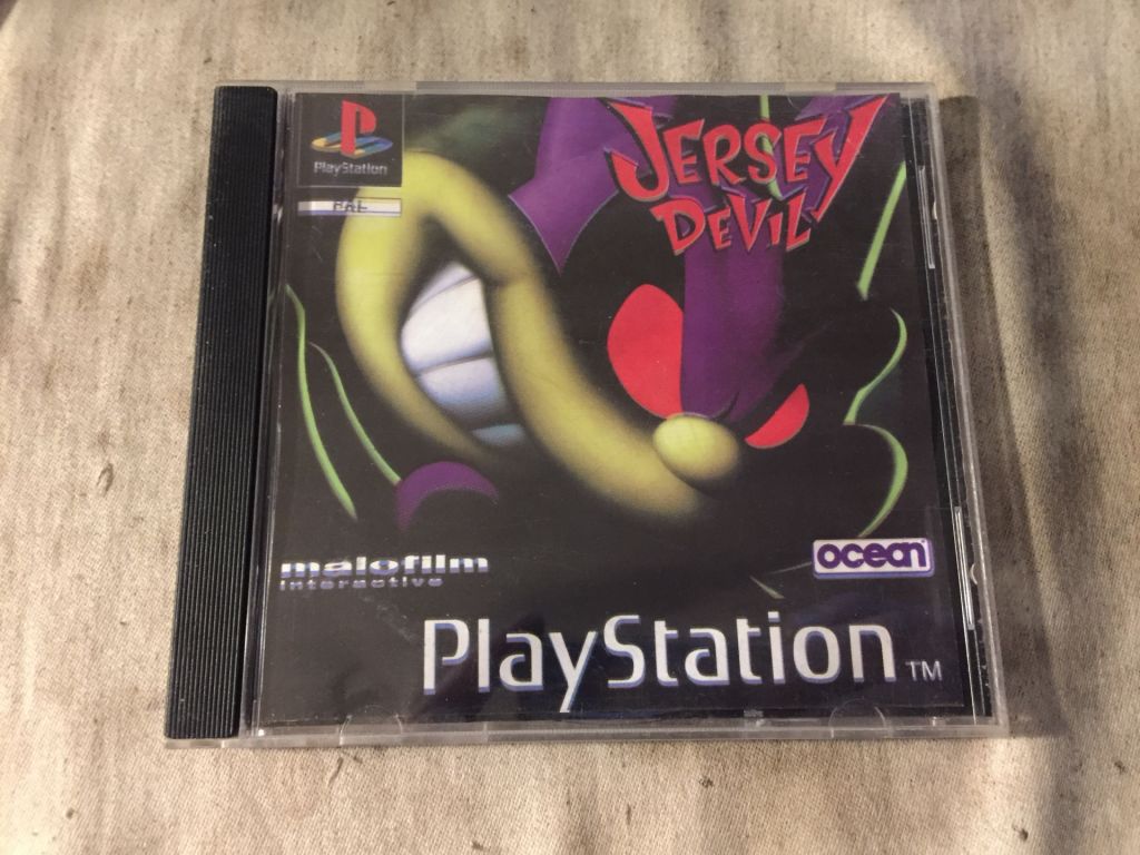 Диск Sony Playstation 1 - Jersey devil. Не оригинал! - фото фото фото 0