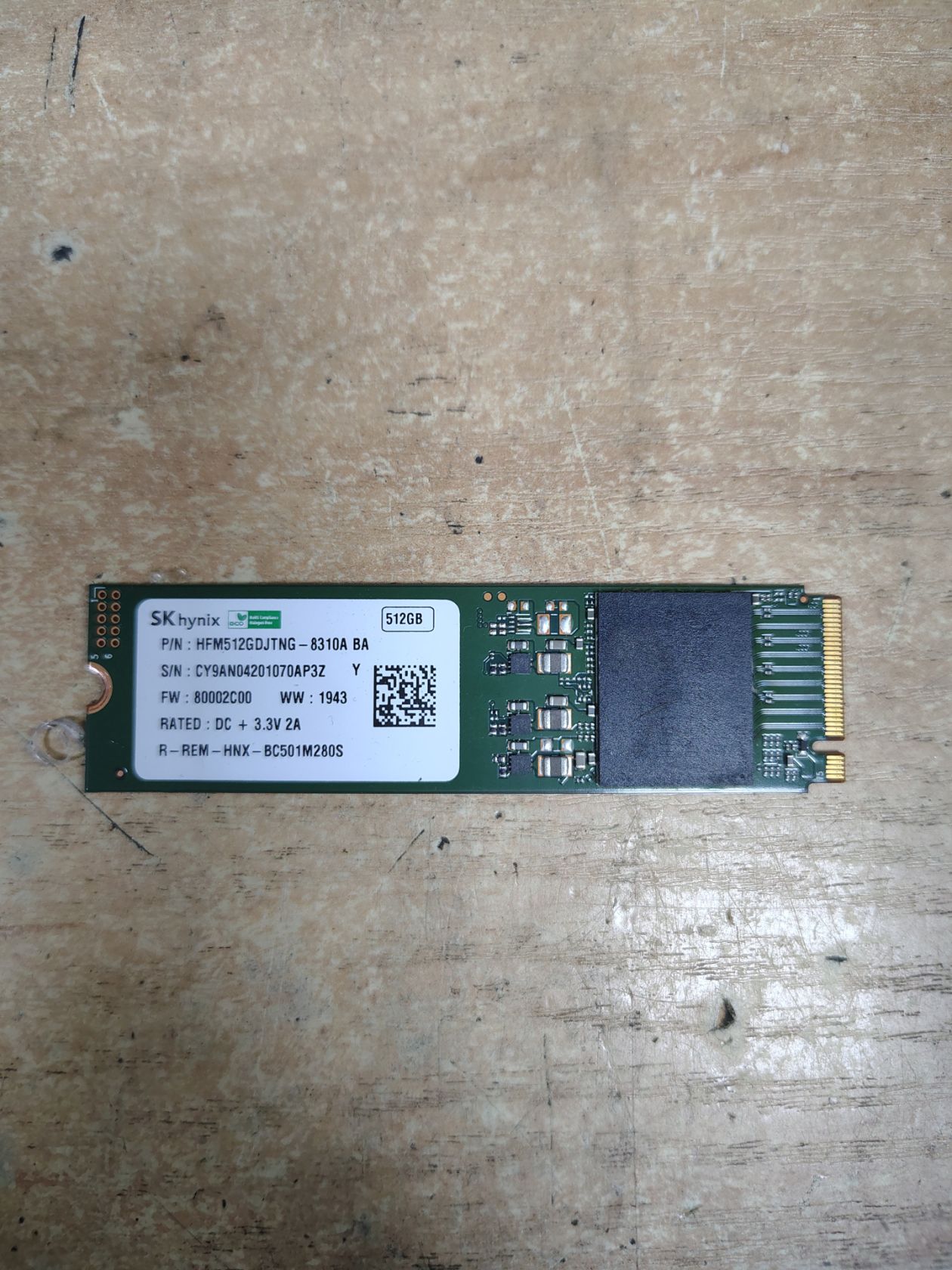 SSD m.2 SK Hynix 512Gb неробоча - фото фото фото 0