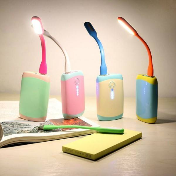 USB-лампа для ноутбука ліхтарик для Power Bank, світильник жовтий - фото фото фото 3