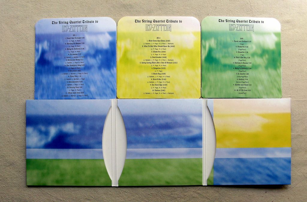 CDLP Led Zeppelin Tribute. The String Quartet Tribute to Led Zeppelin. 2CD+DVD. 2006. - фото фото фото 3
