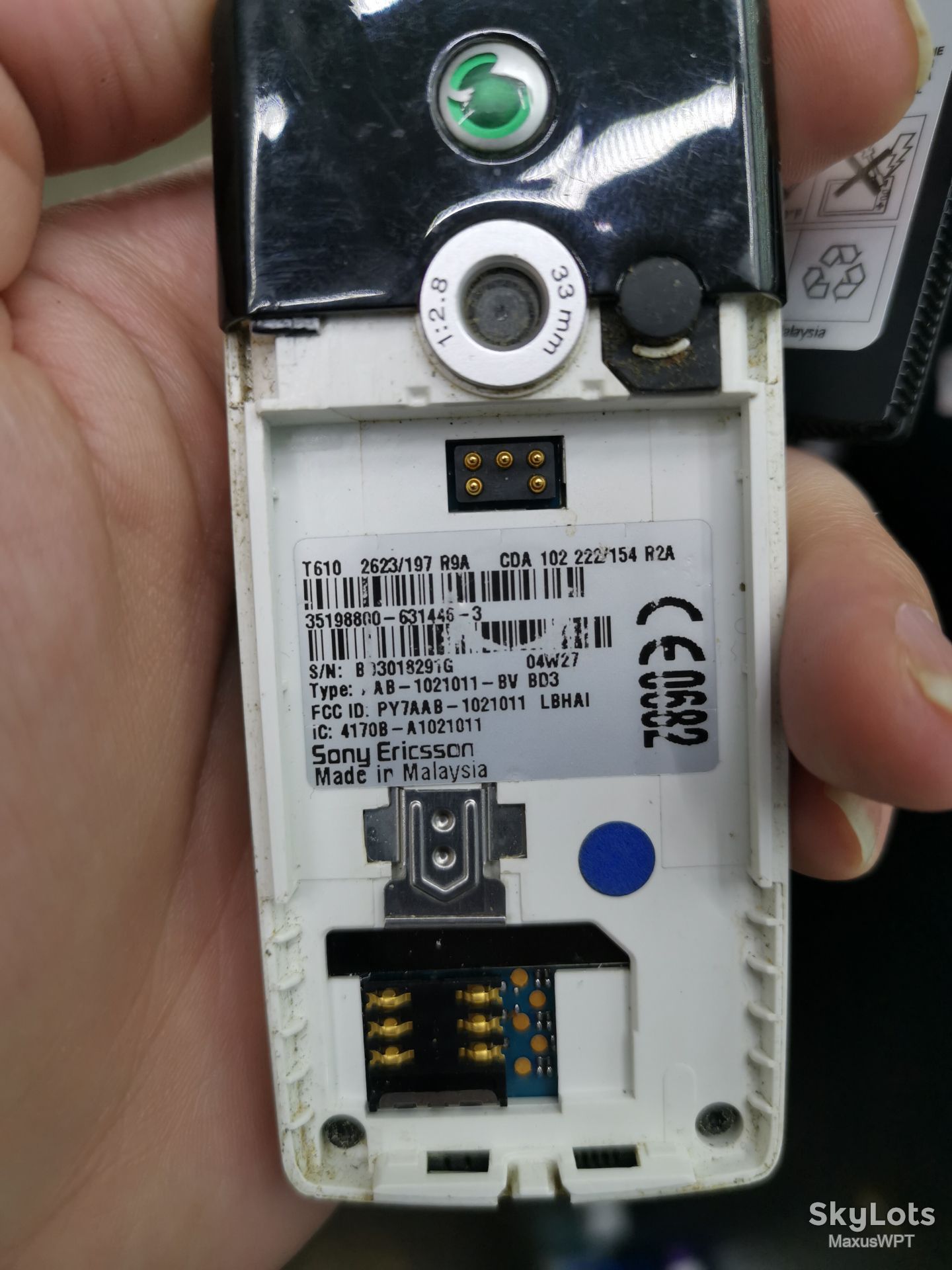 #1652 Sklad sony ericsson T610 silver - фото фото фото 4