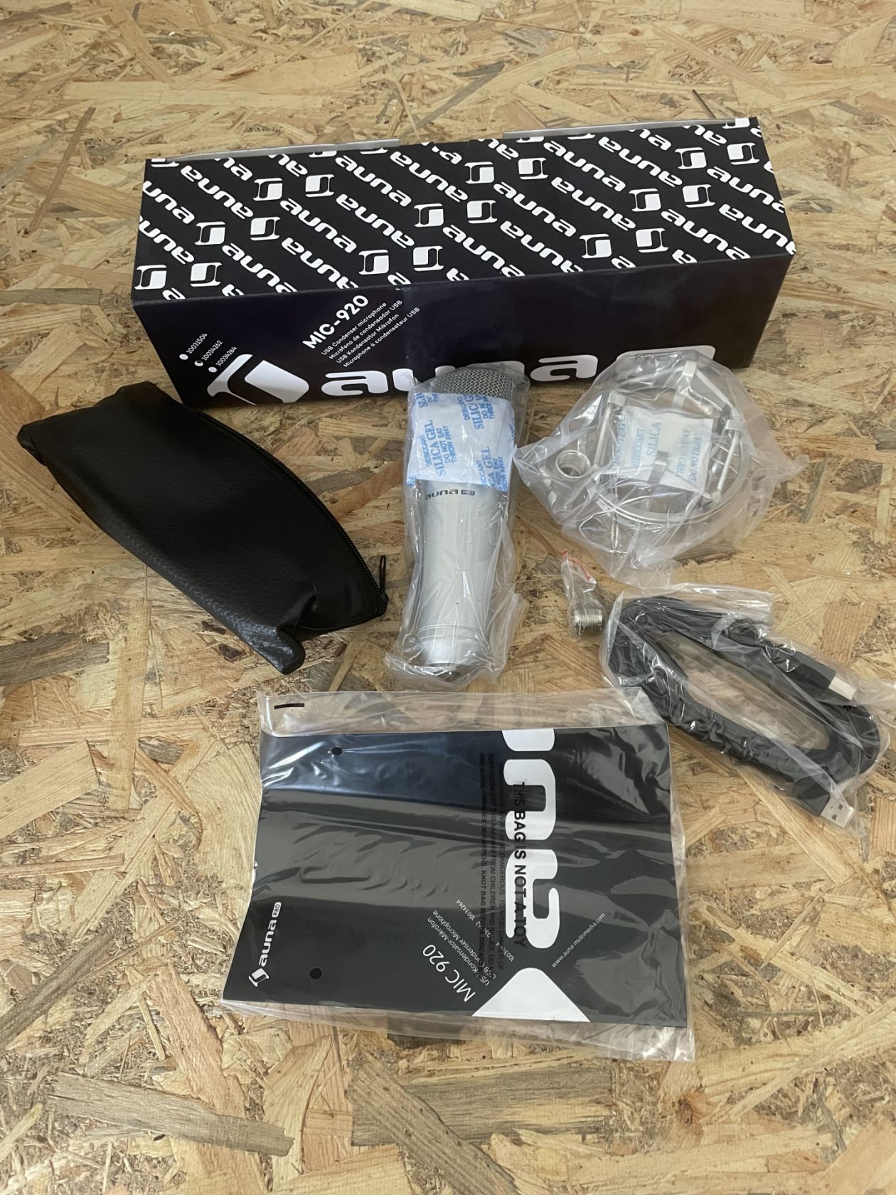MIC-920 USB конденсаторний мікрофон USB вихід для навушників plug&amp;play сріблястий сріблястий          (10034262) - фото фото фото 3