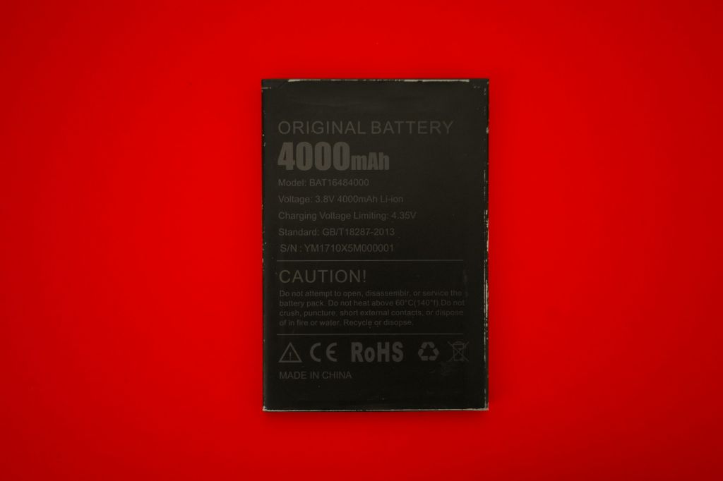 Аккумулятор Оригинал акб Doogee X5 MAX Pro      (4000mAh) BAT16484000 - фото фото фото 0