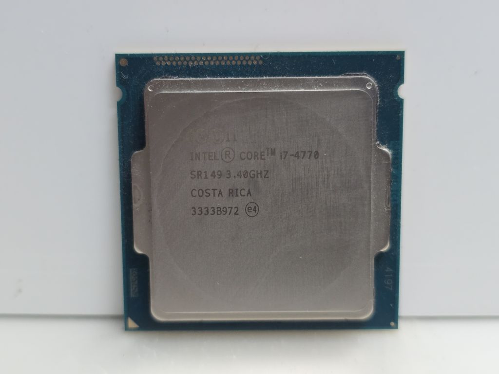 Процессор Intel Core i7-4770 s1150  (3.40GHz, s1155, tray, б/у) - фото фото фото 0