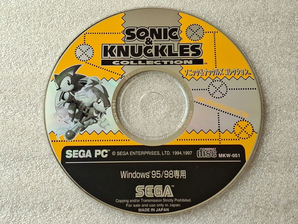 CD диск игра Sonic &amp; Knuckles Collection SEGA Windows 95/98 - фото фото фото 0