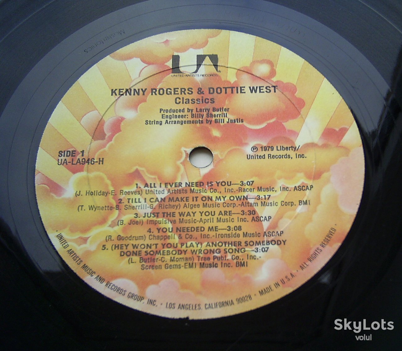 KENNY ROGERS &amp; DOTTIE WEST‎ Classics LP G+/VG - фото фото фото 2