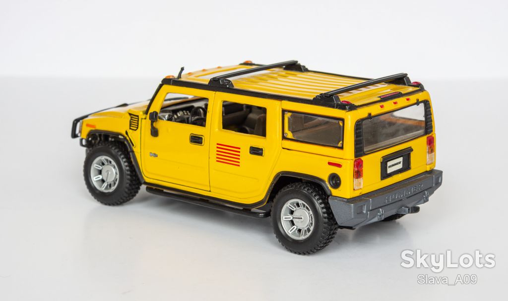 1:27 Hummer H2 2002-09 yellow, Maisto - фото фото фото 1