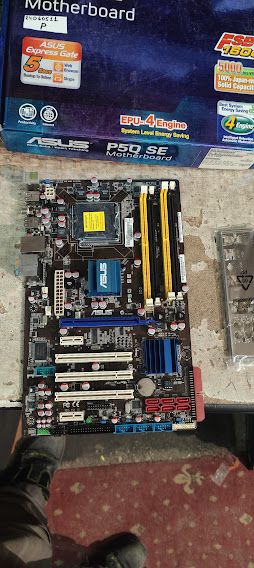 Мат. плата Asus P5Q SE LGA775 P45 PCI-E+GbLAN SATA ATX 4DDR2 № 24060511 - фото фото фото 1