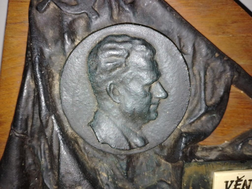 Вінтажне настільне пано SČSP  (Союз чехословацко - советской дружбы), 50-60е рр. - фото фото фото 2