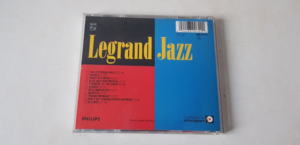 Michel Legrand Legrand Jazz CD фірмовий - фото фото фото 1