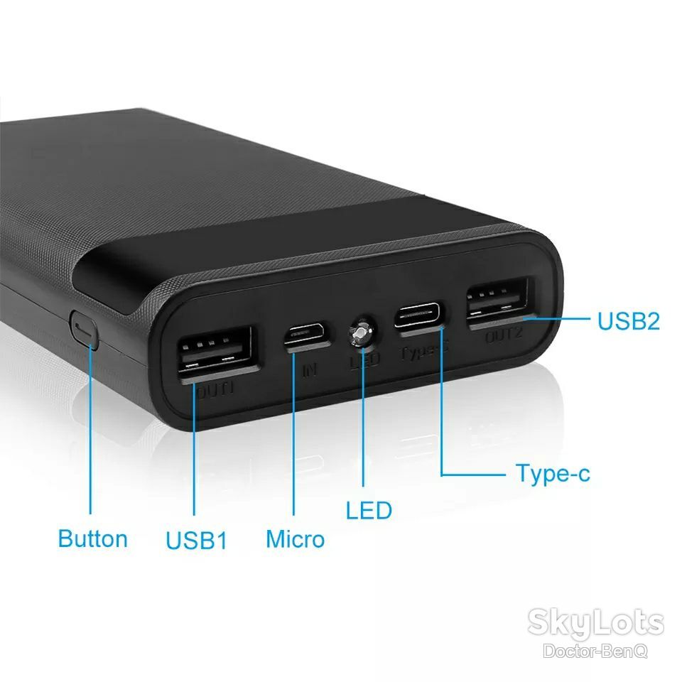 Корпус коробка Power Bank 18650 на 6 акумуляторов - фото фото фото 2