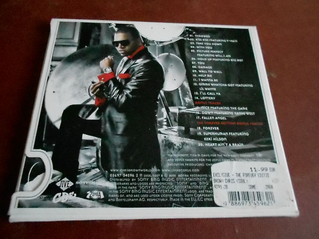 Chris Brown Exclusive The Forever Edition CD фирменный б/у - фото фото фото 1