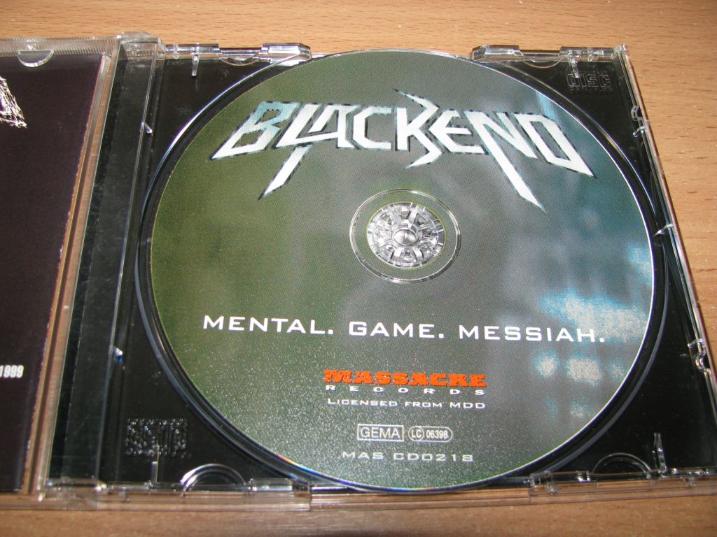 BLACKEND - Mental. Game. Messiah  (1999 Massacre 1st press) - фото фото фото 2