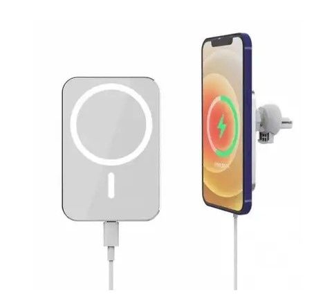 42760  Автодержатель Wireless MagSafe Magnetic 15W        (цвет черный) - фото фото фото 0