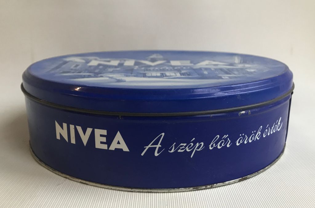 Коробка від крему NIVEA DISDOBOZ. Метал. - фото фото фото 1