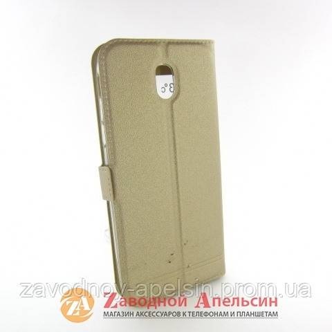 Чехол книжка Samsung J5 2017 J530 Smart Case gold - фото фото фото 1