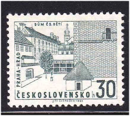 Чехословакия 1965 г MNH - архитектура - фото фото фото 0