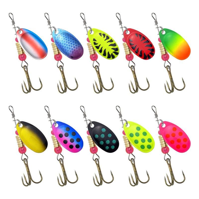 Набір обертових блешень FishCraft SonicBrass 3.3g 10Pcs - фото фото фото 2