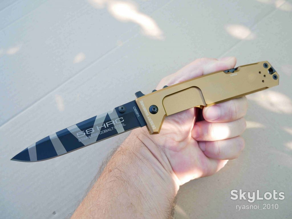 Extrema Ratio NEMESIS, Al Desert Warf, 440С, Replica, Tactical, EDC, Back Lock - фото фото фото 4