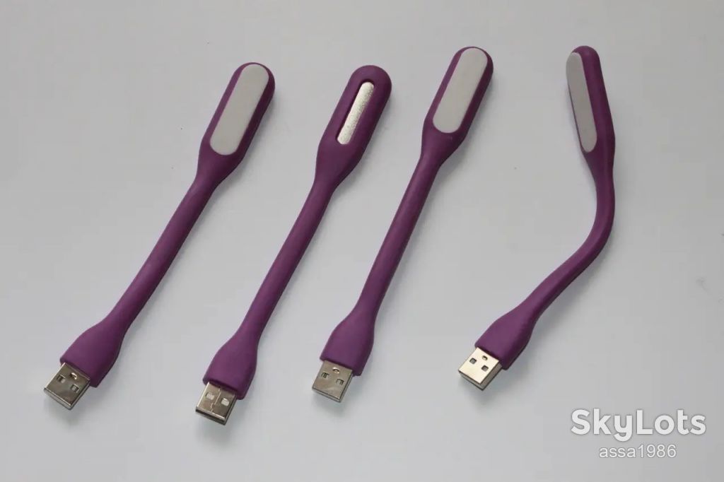 Міні USB LED гнучкий ліхтарик-лампа для ноутбука,комп'ютера,повербанка,нічник USB LED Light Plastic - фото фото фото 1